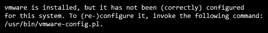 vmware-config.pl